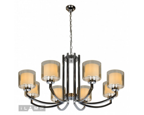 Купить Подвесная люстра iLamp 70271-8 CR| VIVID-LIGHT.RU