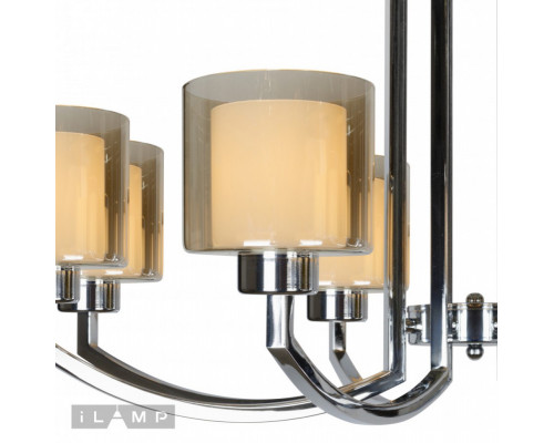 Купить Подвесная люстра iLamp 70271-8 CR| VIVID-LIGHT.RU