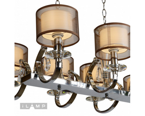 Заказать Подвесная люстра iLamp RM16001/8PCR| VIVID-LIGHT.RU