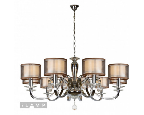 Оформить заказ Подвесная люстра iLamp RM16001/10CR| VIVID-LIGHT.RU