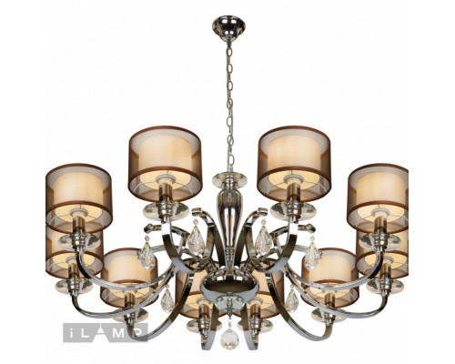 Оформить заказ Подвесная люстра iLamp RM16001/10CR| VIVID-LIGHT.RU