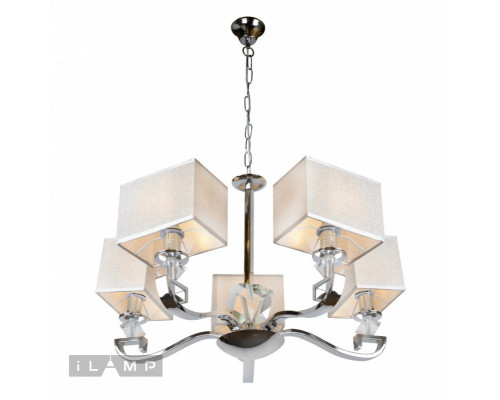 Заказать Подвесная люстра iLamp NC1211P-5CR| VIVID-LIGHT.RU