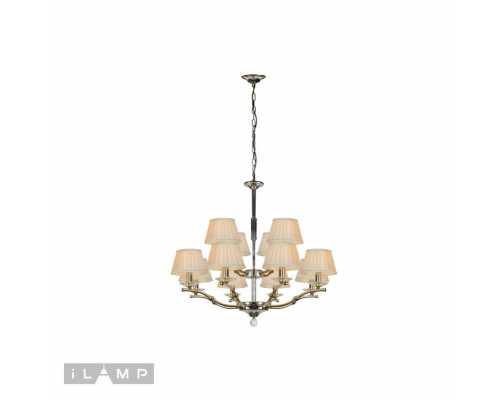 Заказать Подвесная люстра iLamp 85125/8+4 CR| VIVID-LIGHT.RU