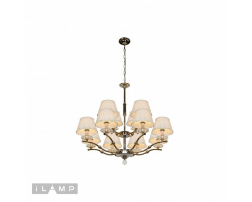 Заказать Подвесная люстра iLamp 85125/8+4 CR| VIVID-LIGHT.RU