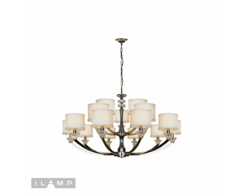 Купить Подвесная люстра iLamp 85175/10+5 CR| VIVID-LIGHT.RU