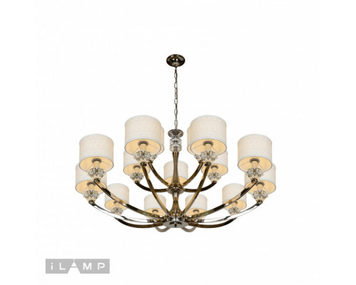 Купить Подвесная люстра iLamp 85175/10+5 CR| VIVID-LIGHT.RU
