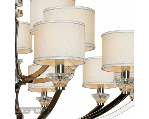 Купить Подвесная люстра iLamp 85175/10+5 CR| VIVID-LIGHT.RU