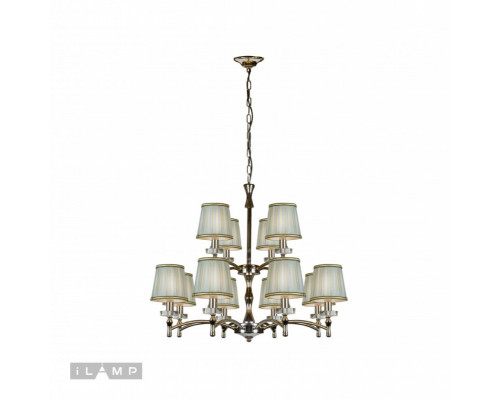 Купить Подвесная люстра iLamp 82336/8+4 CR| VIVID-LIGHT.RU