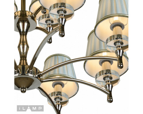 Купить Подвесная люстра iLamp 82336/8+4 CR| VIVID-LIGHT.RU