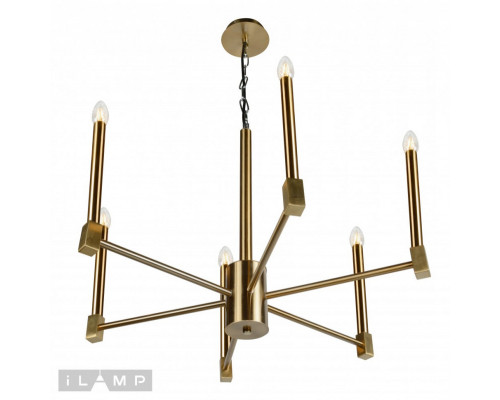 Сделать заказ Подвесная люстра iLamp S1002/6 GD| VIVID-LIGHT.RU