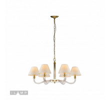 Подвесная люстра iLamp YT2043-6 GD+Coffee