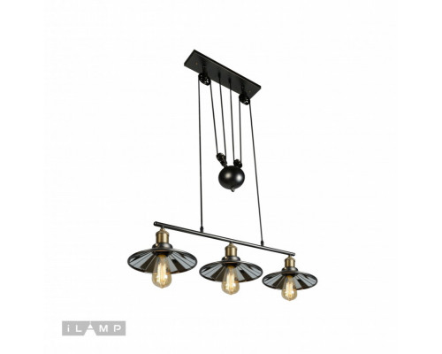 Сделать заказ Подвесная люстра iLamp Loft 175-3| VIVID-LIGHT.RU