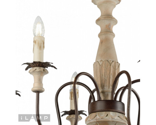 Заказать Подвесная люстра iLamp Loft 6223-6| VIVID-LIGHT.RU