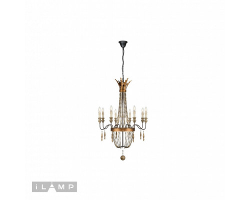 Заказать Подвесная люстра iLamp Loft6222-8| VIVID-LIGHT.RU