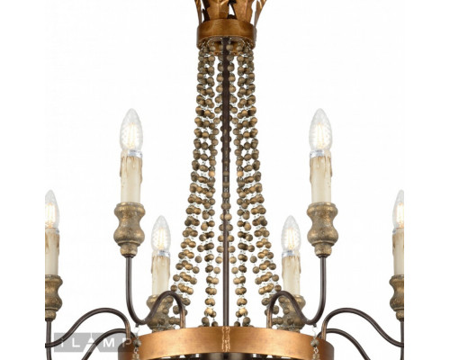 Заказать Подвесная люстра iLamp Loft6222-8| VIVID-LIGHT.RU