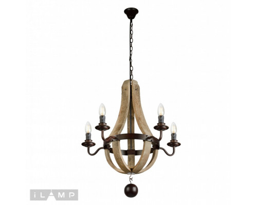 Купить Подвесная люстра iLamp Loft6183-5B| VIVID-LIGHT.RU
