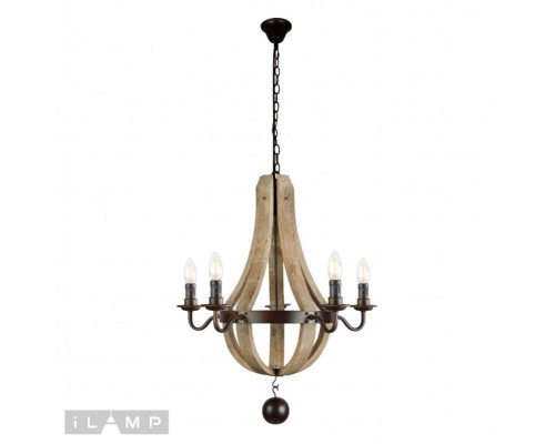 Купить Подвесная люстра iLamp Loft6183-5B| VIVID-LIGHT.RU