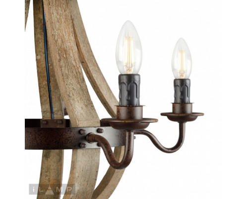 Купить Подвесная люстра iLamp Loft6183-5B| VIVID-LIGHT.RU