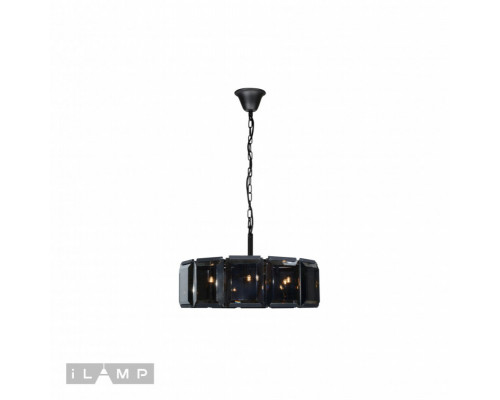 Купить Подвесная люстра iLamp 10490-6P BK| VIVID-LIGHT.RU