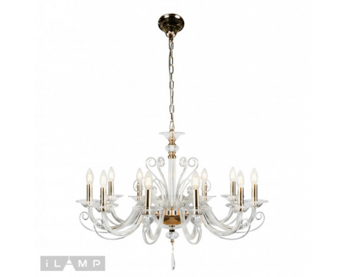 Оформить заказ Подвесная люстра iLamp P9372-10 GD| VIVID-LIGHT.RU
