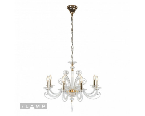 Оформить заказ Подвесная люстра iLamp P9372-8 GD| VIVID-LIGHT.RU