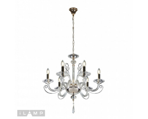 Заказать Подвесная люстра iLamp P9372-6 GD| VIVID-LIGHT.RU