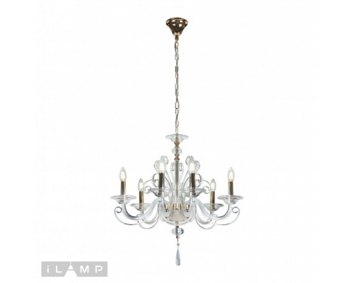Заказать Подвесная люстра iLamp P9372-6 GD| VIVID-LIGHT.RU