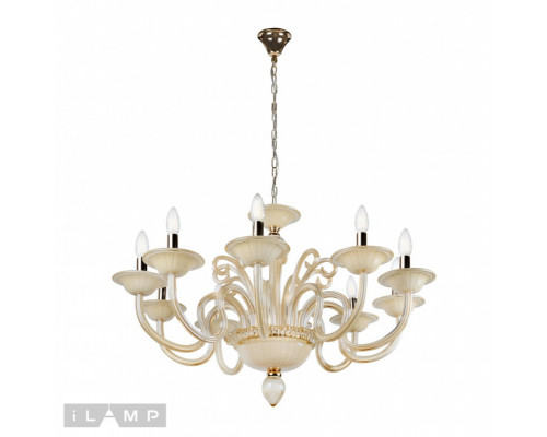 Оформить заказ Подвесная люстра iLamp P2318-10GD| VIVID-LIGHT.RU