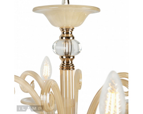 Заказать Подвесная люстра iLamp P2318-6GD| VIVID-LIGHT.RU