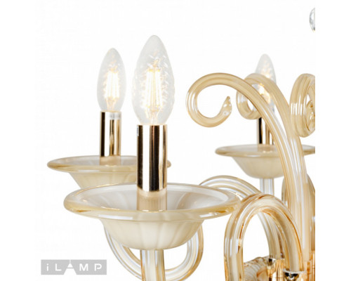 Заказать Подвесная люстра iLamp P2318-6GD| VIVID-LIGHT.RU