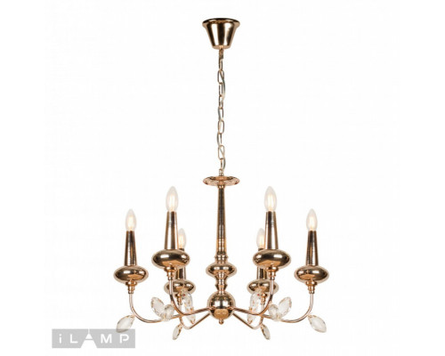 Оформить заказ Подвесная люстра iLamp 1020-6GD| VIVID-LIGHT.RU