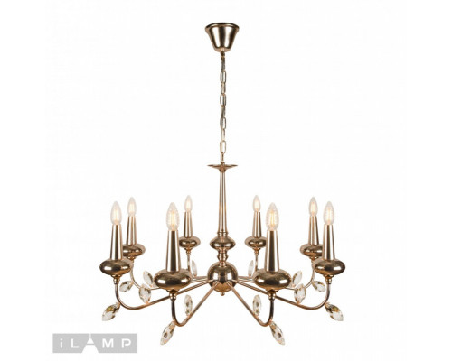 Сделать заказ Подвесная люстра iLamp 1020-8GD| VIVID-LIGHT.RU