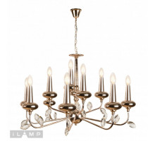 Подвесная люстра iLamp 1020-8+4GD