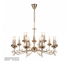 Подвесная люстра iLamp 1020-10+5 GD