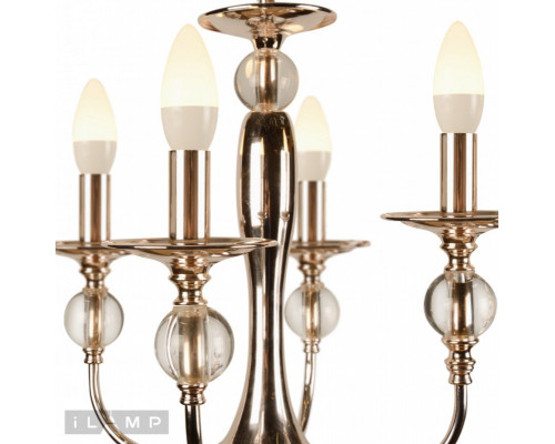 Купить Подвесная люстра iLamp 1030-4 GD| VIVID-LIGHT.RU