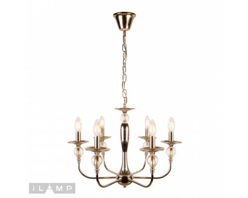 Оформить заказ Подвесная люстра iLamp 1030-6GD| VIVID-LIGHT.RU