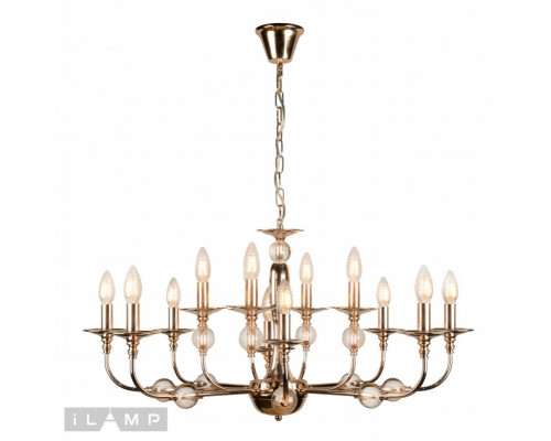 Заказать Подвесная люстра iLamp 1030-8+4GD| VIVID-LIGHT.RU
