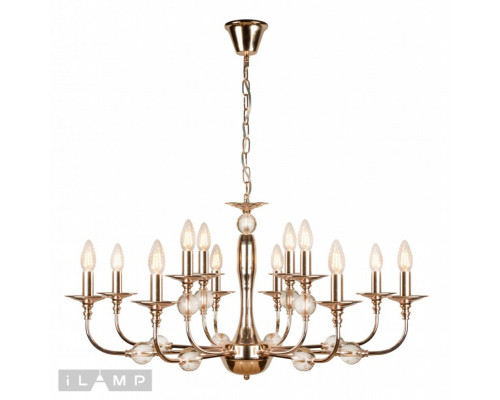 Заказать Подвесная люстра iLamp 1030-8+4GD| VIVID-LIGHT.RU