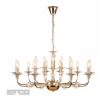Подвесная люстра iLamp 1030-10+5 GD
