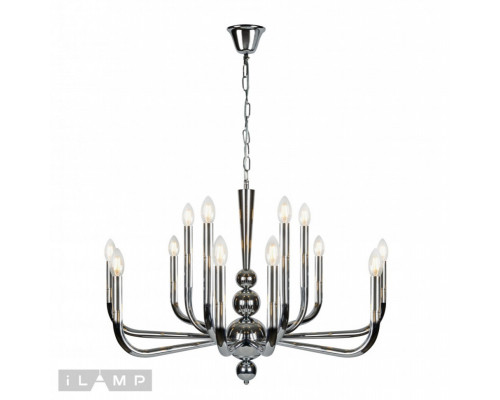 Заказать Подвесная люстра iLamp 88088-8+4 CR| VIVID-LIGHT.RU