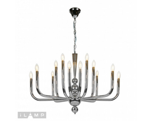 Заказать Подвесная люстра iLamp 88088-8+4 CR| VIVID-LIGHT.RU
