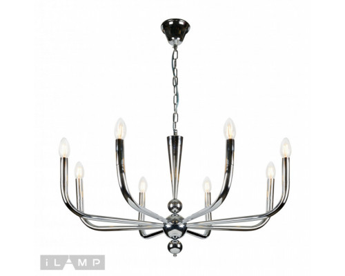 Купить Подвесная люстра iLamp 88088-8 CR| VIVID-LIGHT.RU