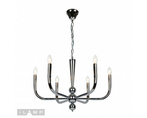 Заказать Подвесная люстра iLamp 88088-6 CR| VIVID-LIGHT.RU