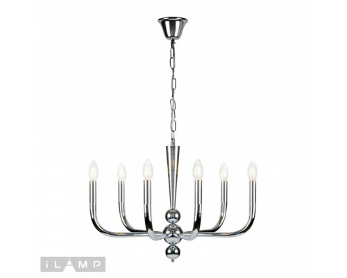 Заказать Подвесная люстра iLamp 88088-6 CR| VIVID-LIGHT.RU