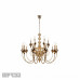 Сделать заказ Подвесная люстра iLamp 88003-10+5 GD| VIVID-LIGHT.RU
