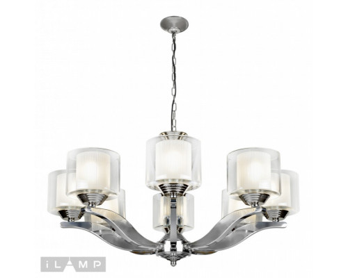 Заказать Подвесная люстра iLamp 88265/8 CR| VIVID-LIGHT.RU