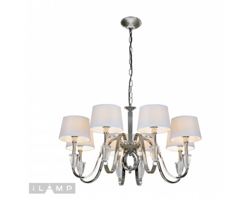 Сделать заказ Подвесная люстра iLamp 82177/8 CR| VIVID-LIGHT.RU