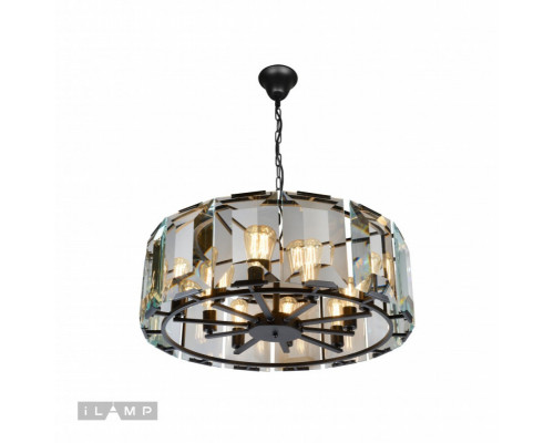Оформить заказ Подвесная люстра iLamp 6108-780 BK| VIVID-LIGHT.RU