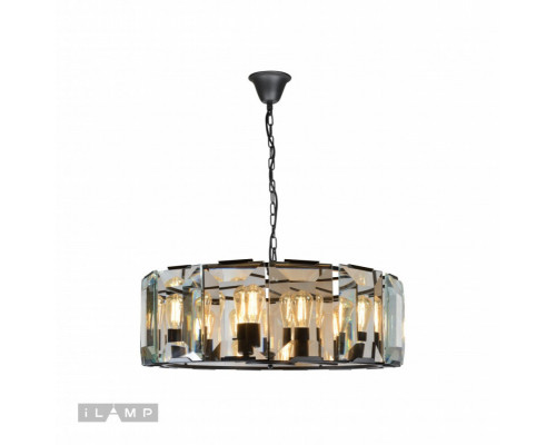 Оформить заказ Подвесная люстра iLamp 6108-780 BK| VIVID-LIGHT.RU