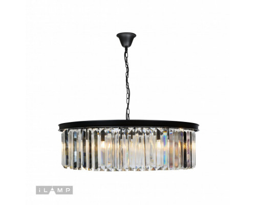 Заказать Подвесная люстра iLamp 6102-800 BK| VIVID-LIGHT.RU